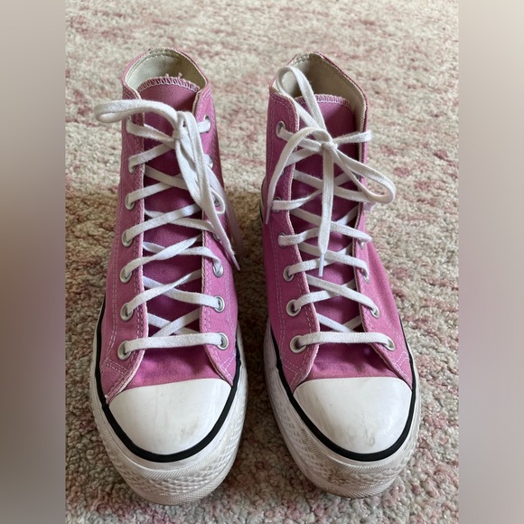 Pink platform Converse - Picture 6 of 9